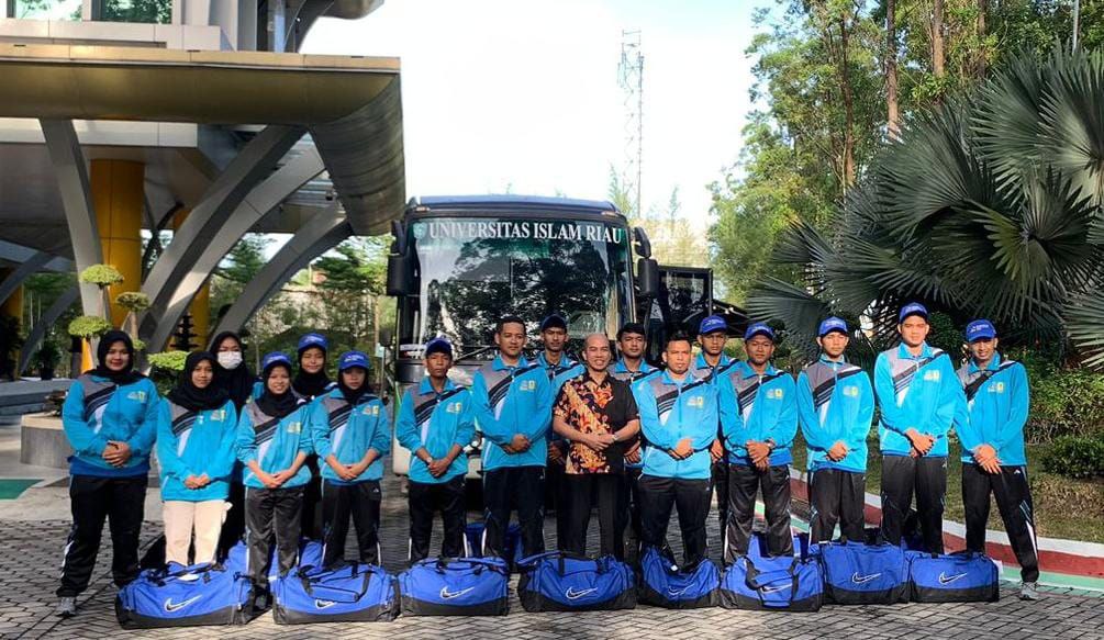 Pelepasan 35 Atlet UIR yang bertanding di POMNAS Padang 2022