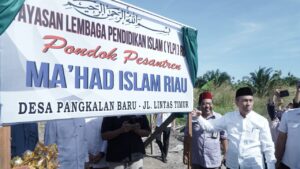 Peletakan Batu Pertama PP Ma'had Islam Riau YLPI Riau